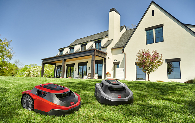 Toro’s new robotic mower for homeowners - featuring the industry’s first vision-based localization system and wire-free navigation. This battery-powered lawnmower represents the latest in smart, connected technology for homeowners and their yards.